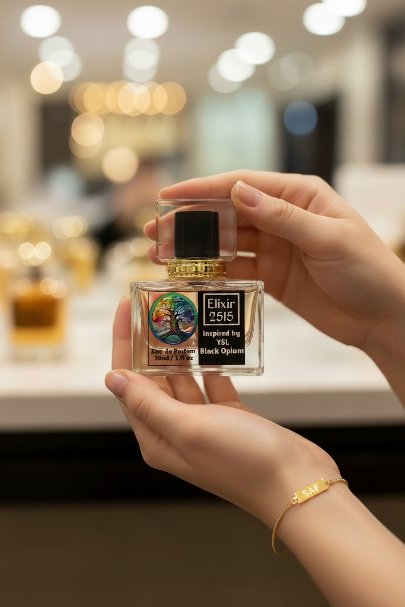 Elixir 2515 Inspired By Fragrance Black Opium Yves Saint Laurent 30ml/1oz